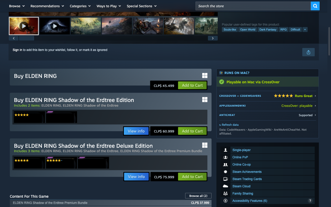 The verdict widget on a game page